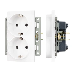 Изображение Механизм электрической розетки SCT-MEUD-PL-WH (250V, 16A) (Arlight, -)
