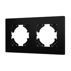 Изображение Рамка пластиковая FRM-PERIO-PL-2-BK (Arlight, -)