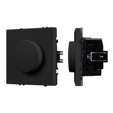 Изображение Диммер поворотный Arlight NOBE черный оникс soft-touch 054325(1)
