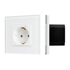 Изображение Розетка электрическая с Zigbee управлением SCT-OMALI-EUZB1-PL-WH (240V, 16A, Zigbee) (Arlight, -)
